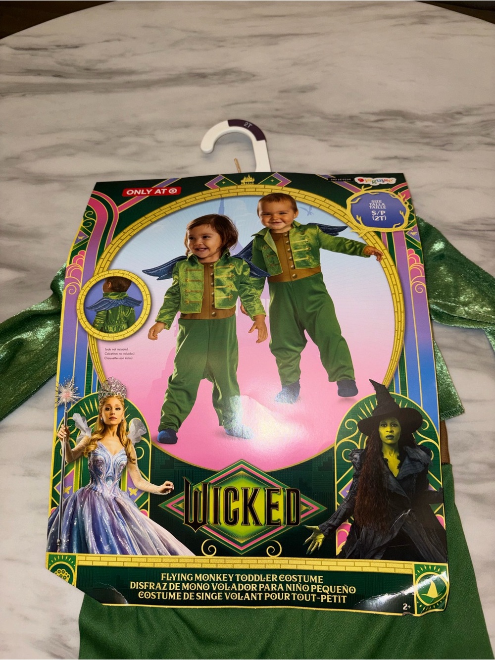 NWT Wicked Flying Monkey Costume 2T Toddler Halloween Oz Disguise - Picture 2 of 8